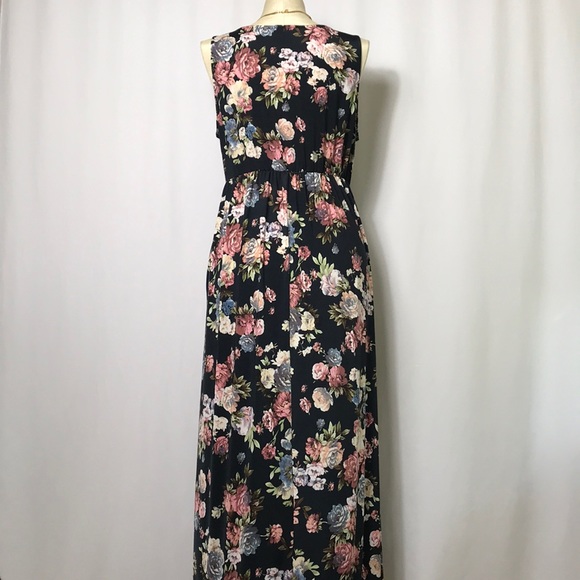 🌻 3/25 🌻 Emerald USA Super Stretch Floral Maxi - Picture 8 of 12